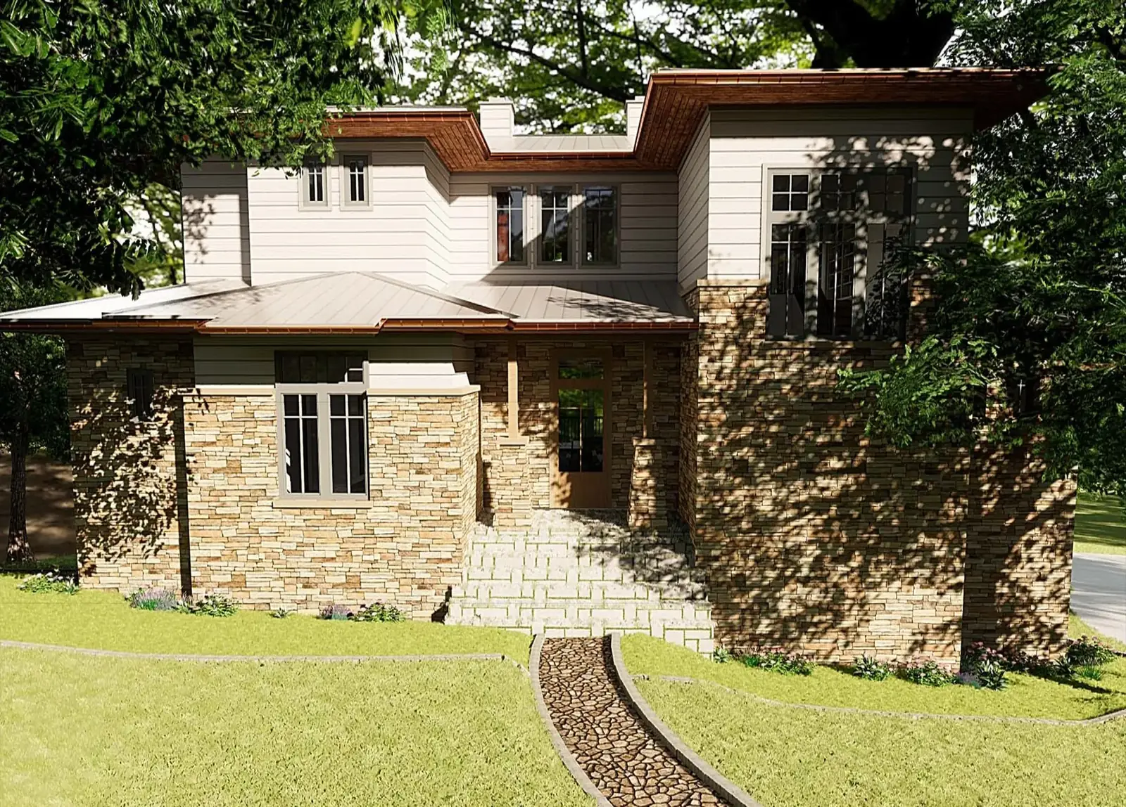 Lakeway Model Home - Front View